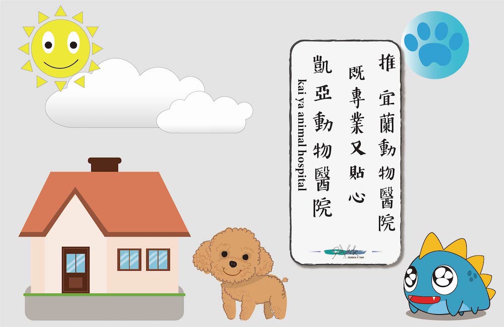 推宜蘭動物醫院專業又貼心 凱亞動物醫院 Derrek S Trip 德瑞克去旅行